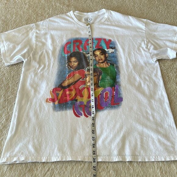 TLC short sleeve shirt white size XL - Picture 10 of 16